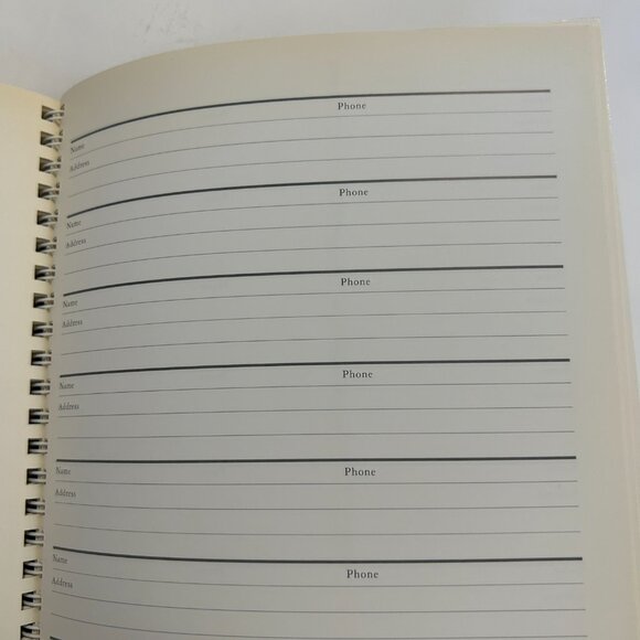 Vincent Addressbook 1994 Van Gogh Museum Amsterdam Vase with Irises Hardcover - Picture 7 of 8